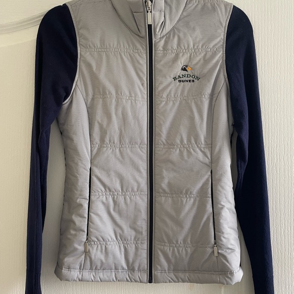 Cutter & Buck Jackets & Blazers - Cutter & Buck ladies sweater jacket ‘Bandon Dunes’ Golf logo NWT